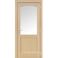 Oak Veneer 2 Panel Entry Shaker Style Door, MDF Shaker Style Door